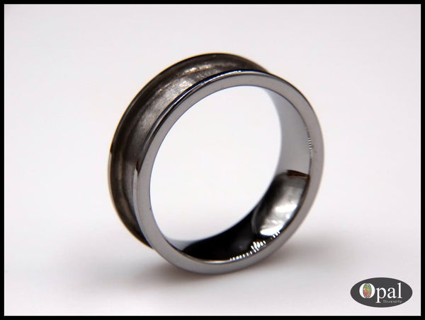 Ring Core Blank Tungsten Carbide Flat Edge for Inlay